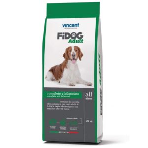 CROCCHETTE PER CANI ADULTI ALIMENTO COMPLETO - SACCO DA 20 KG - VINCENT FIDOG