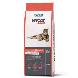 CROCCHETTE PER GATTI ALIMENTO COMPLETO - SACCO DA 20 KG - VINCENT MYCAT